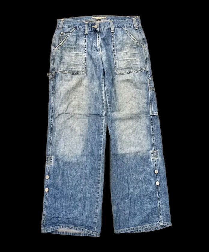 FCUK BAGGY WIDE LEG CARPENTER DENIM BY FCUK Size 33" - 1 Thumbnail