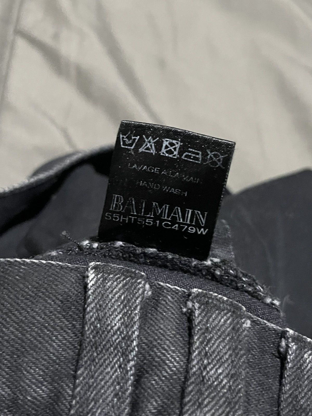 Balmain Black Balmain Biker Denim Size US 34 / EU 50 - 5 Thumbnail