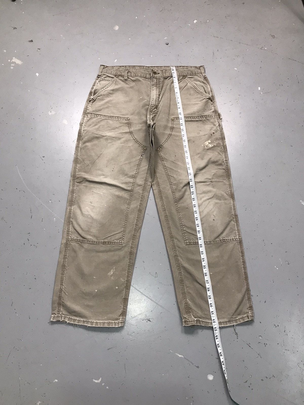 Carhartt Vintage Carhartt B195LBR double knee workwear denim Size US 36 / EU 52 - 7 Thumbnail