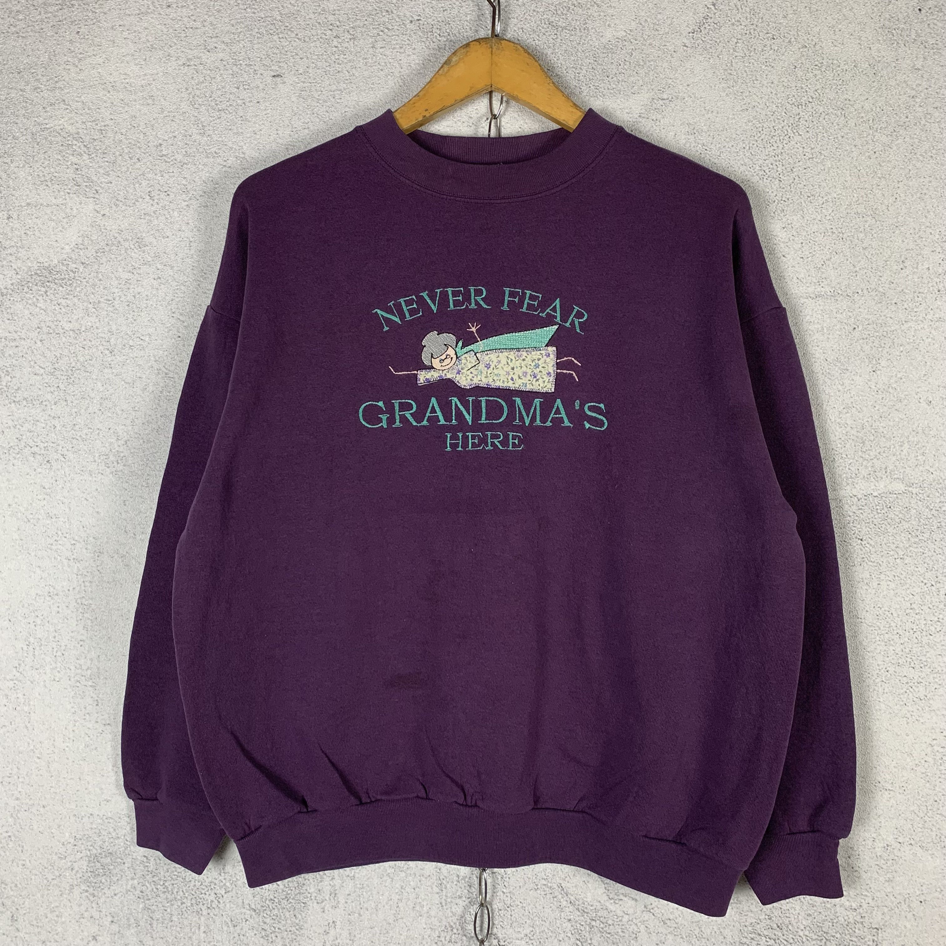 Vintage Vintage Grandma Sweatshirt Crewneck Size US L / EU 52-54 / 3 - 1 Thumbnail