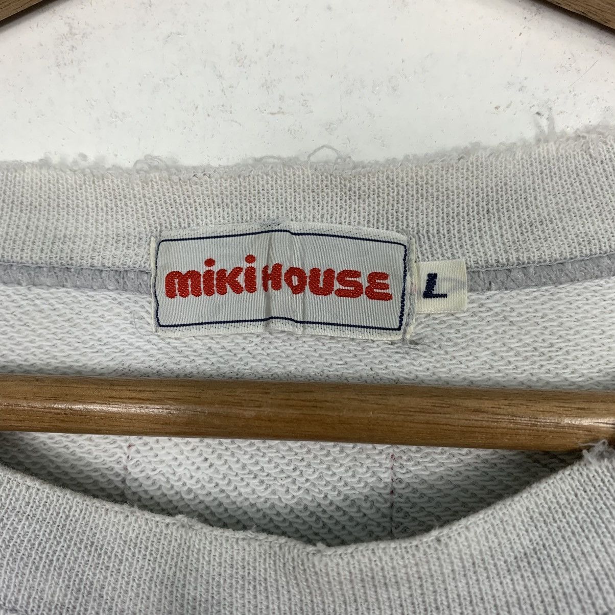 Japanese Brand Vintage Miki House Big Logo Crewneck Sweatshirt Size US L / EU 52-54 / 3 - 10 Thumbnail