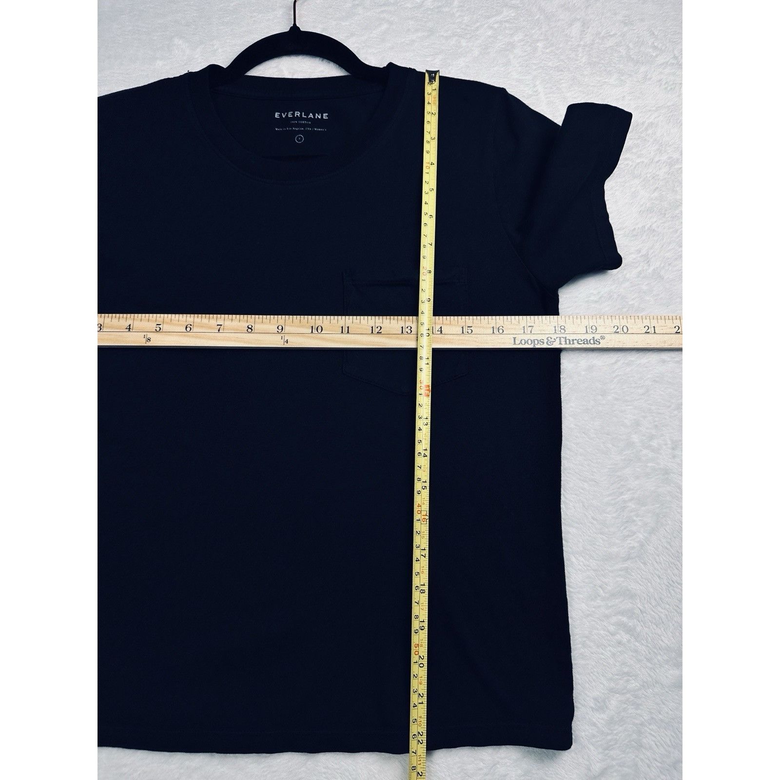 Everlane Everlane Womens The Box-Cut Tee In Essential Black Small Sho Size S / US 4 / IT 40 - 7 Thumbnail