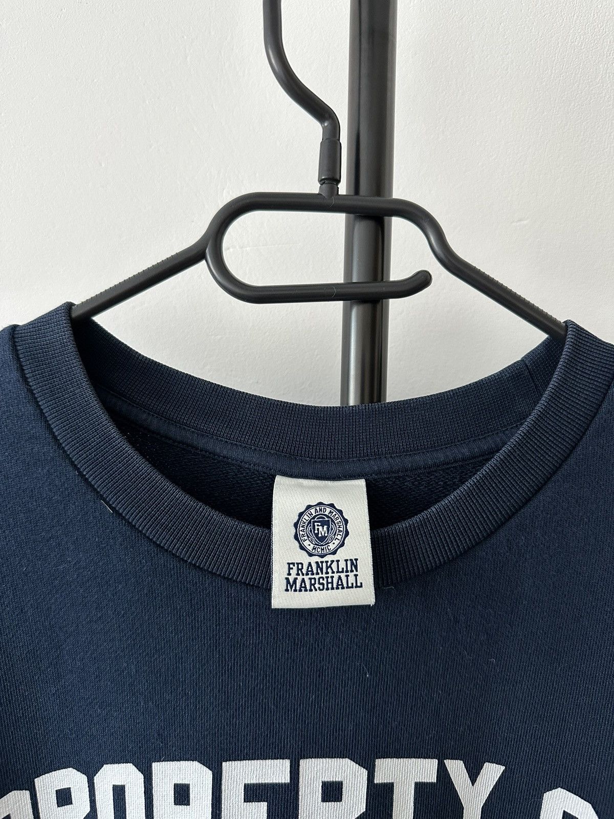 Franklin & Marshall Franklin & Marshall navy sweatshirt crew neck Size US XL / EU 56 / 4 - 2 Thumbnail