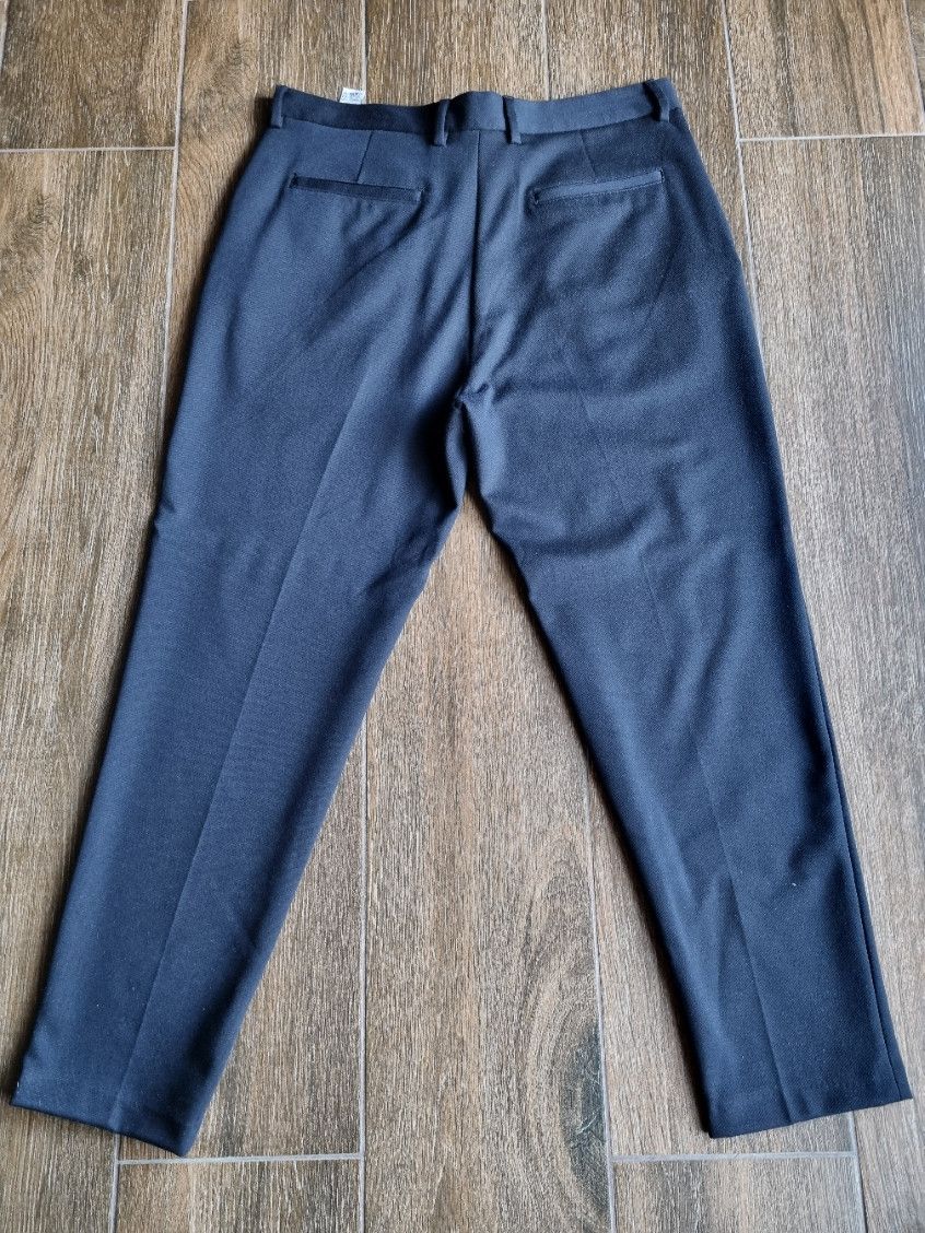 Zara navy tapered viscose suit trouser, BNWT Size 36R - 5 Thumbnail