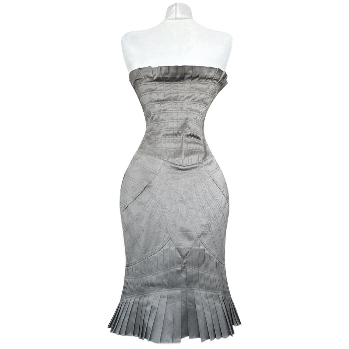Tom Ford Gucci Fall 2003 Corset Dress by Tom Ford Size S / US 4 / IT 40 - 3 Thumbnail