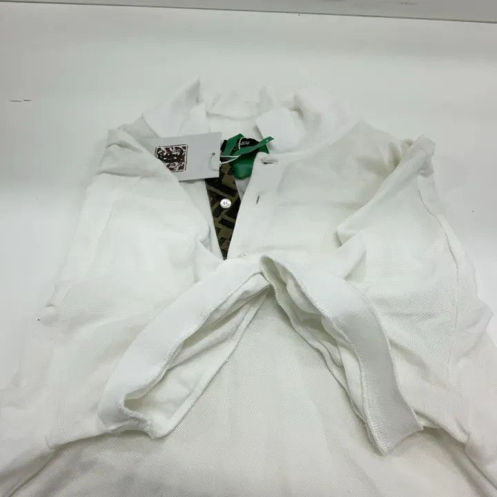 Fendi Fendi White Short Sleeve Polo Shirt -2507 Size US L / EU 52-54 / 3 - 9 Thumbnail