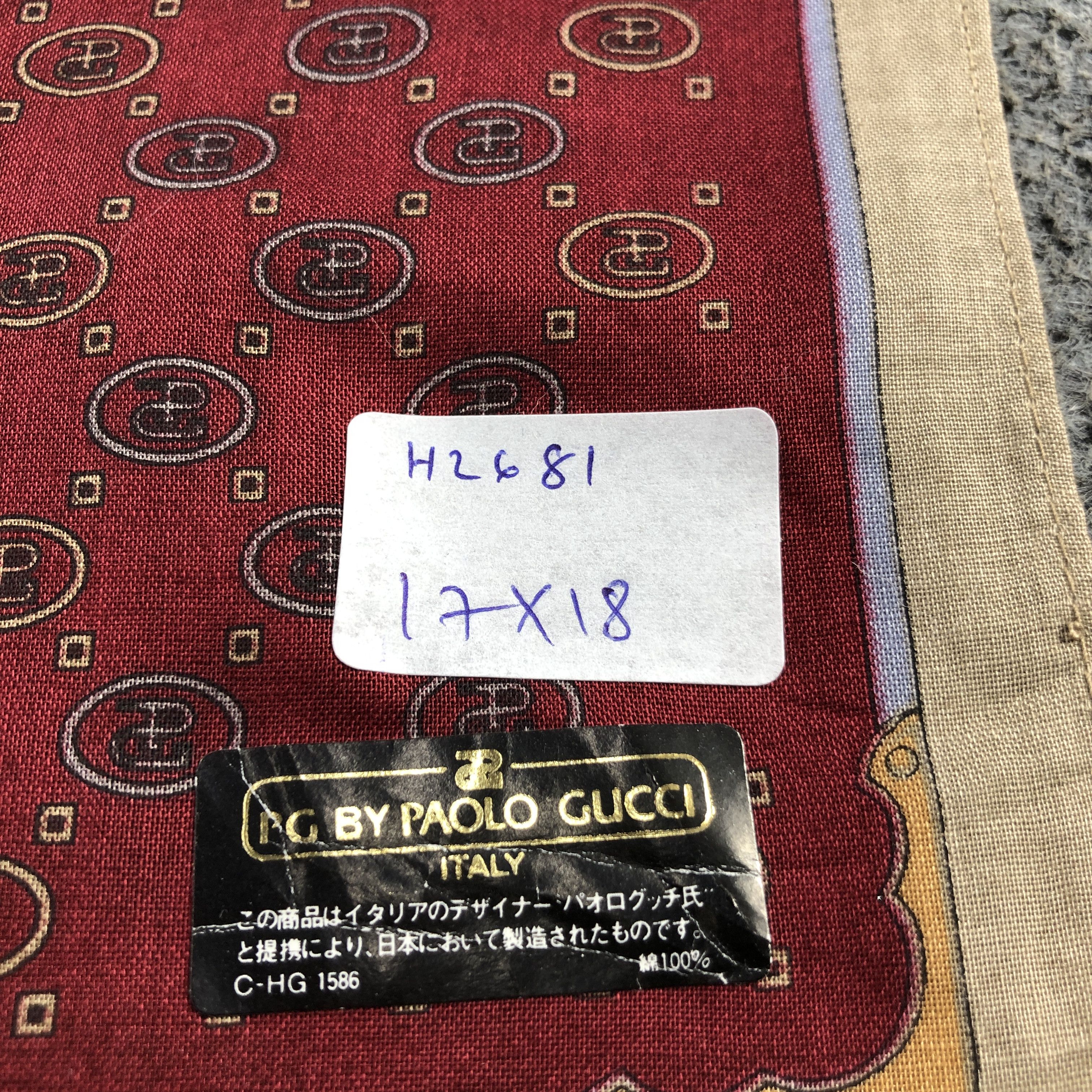Paolo Gucci Paolo Gucci Handkerchief Neckerchief Bandana H2681 Size ONE SIZE - 5 Thumbnail