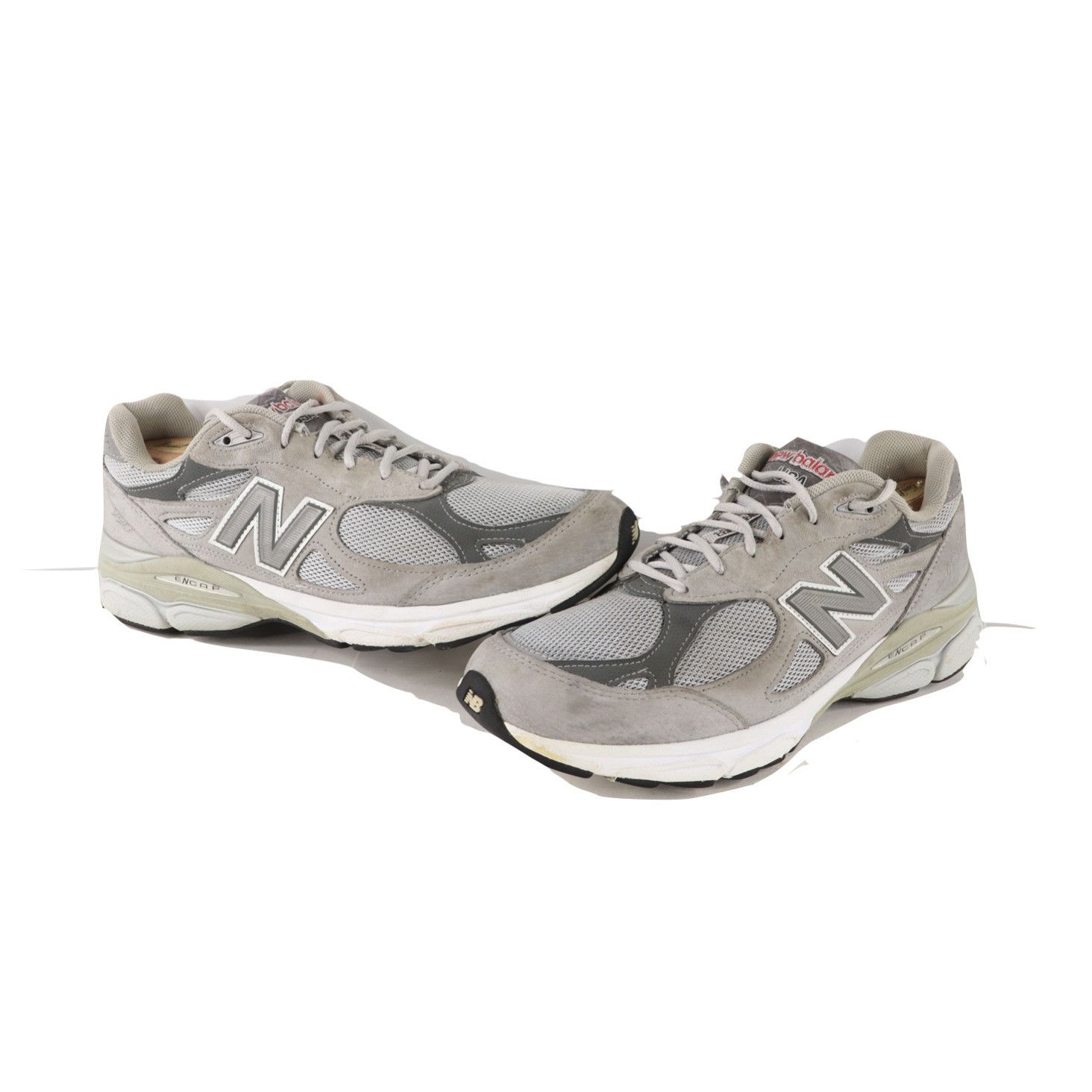 New Balance × Vintage Vintage New Balance 990 Spell Out Suede Dad Shoes Sneakers Size ONE SIZE - 1 Thumbnail