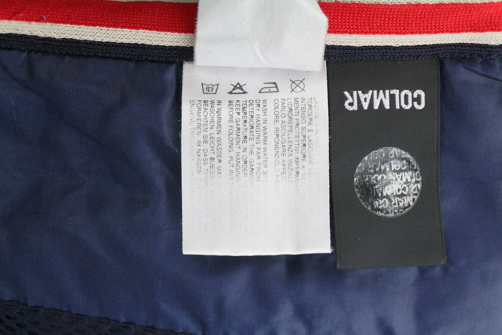 Colmar 44 Red Vintage Hidden Hood Full Zip Lined Lightweight 86456 Size US S / EU 44-46 / 1 - 7 Thumbnail