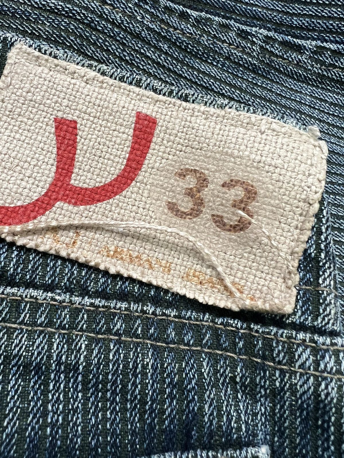 Emporio Armani × Hysteric Glamour × If Six Was Nine Archive flared Armani jeans baggy y2k if six was nine style Size US 33 - 11 Thumbnail