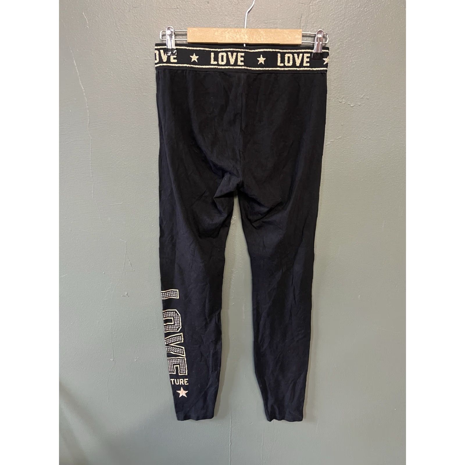 Juicy Couture Juicy Couture Womens Black Cropped Leggings Pants Size Medium Size 32" / US 10 / IT 46 - 2 Thumbnail