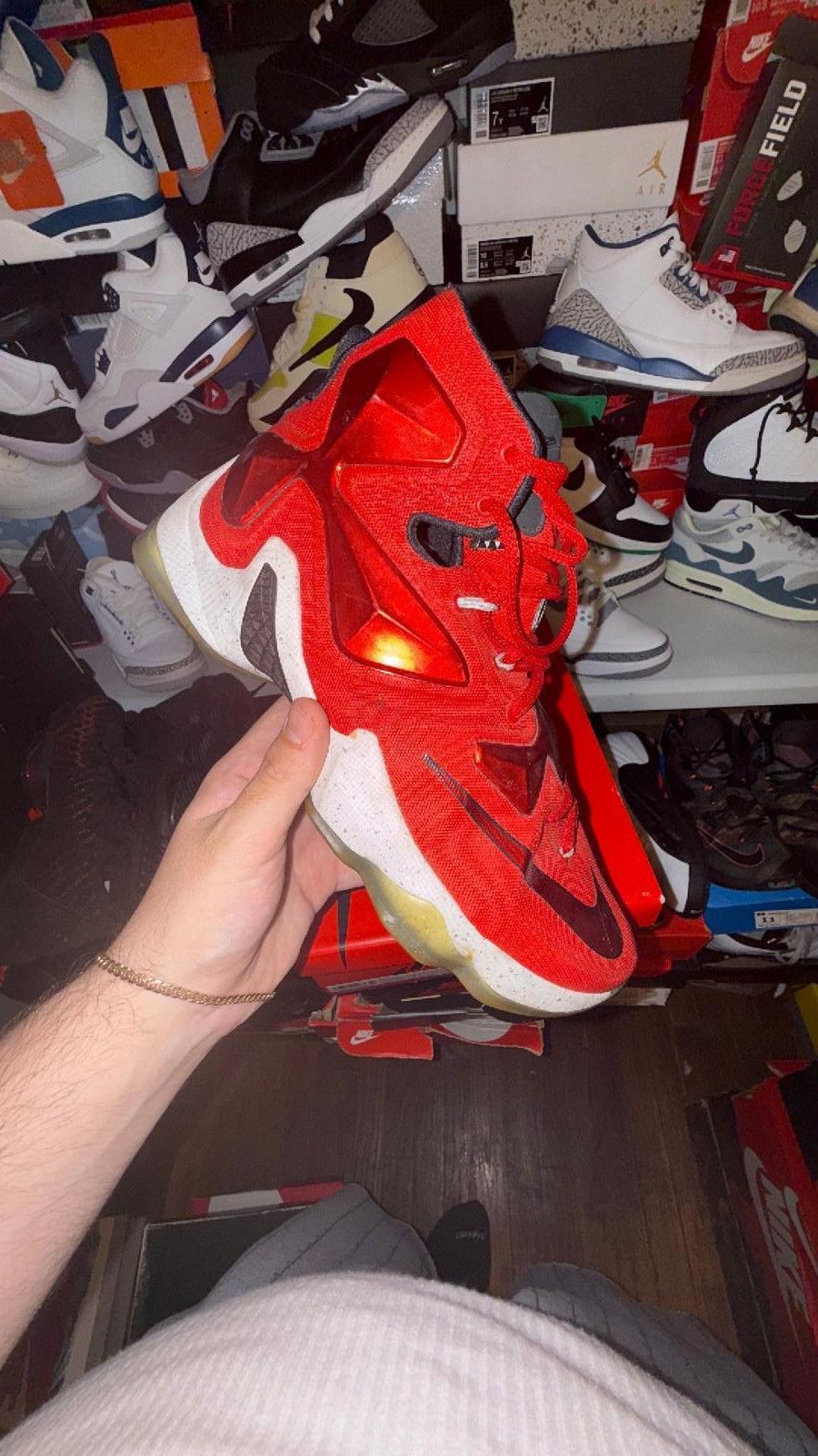 Nike Lebron 13 pretty worn sz 10.5 Size US 10.5 / EU 43-44 - 1 Thumbnail