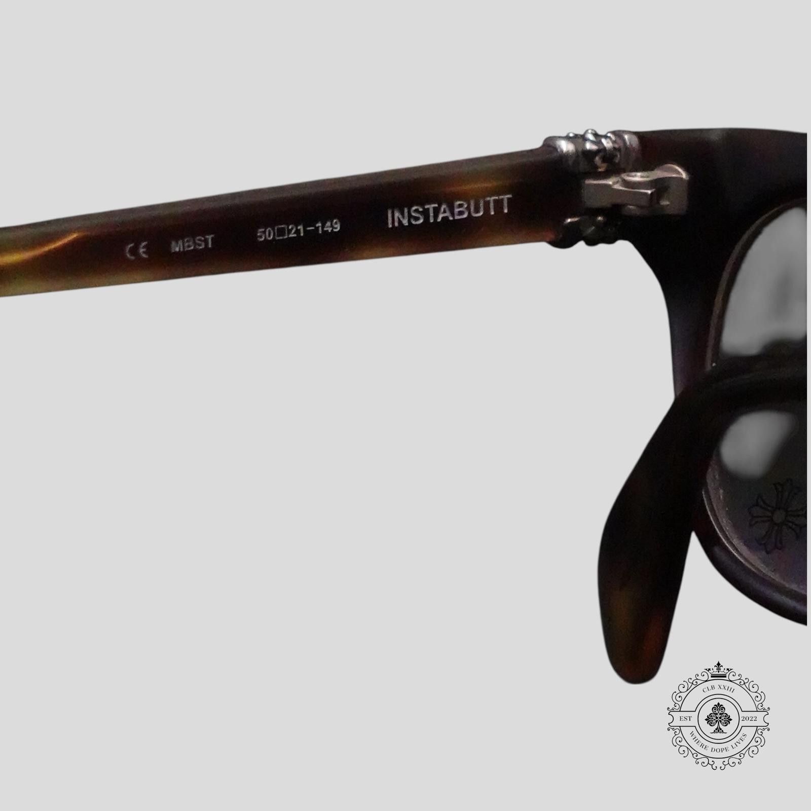 Chrome Hearts Chrome Hearts Instabutt Glasses in Tortoise Shell/Silver Size ONE SIZE - 4 Thumbnail