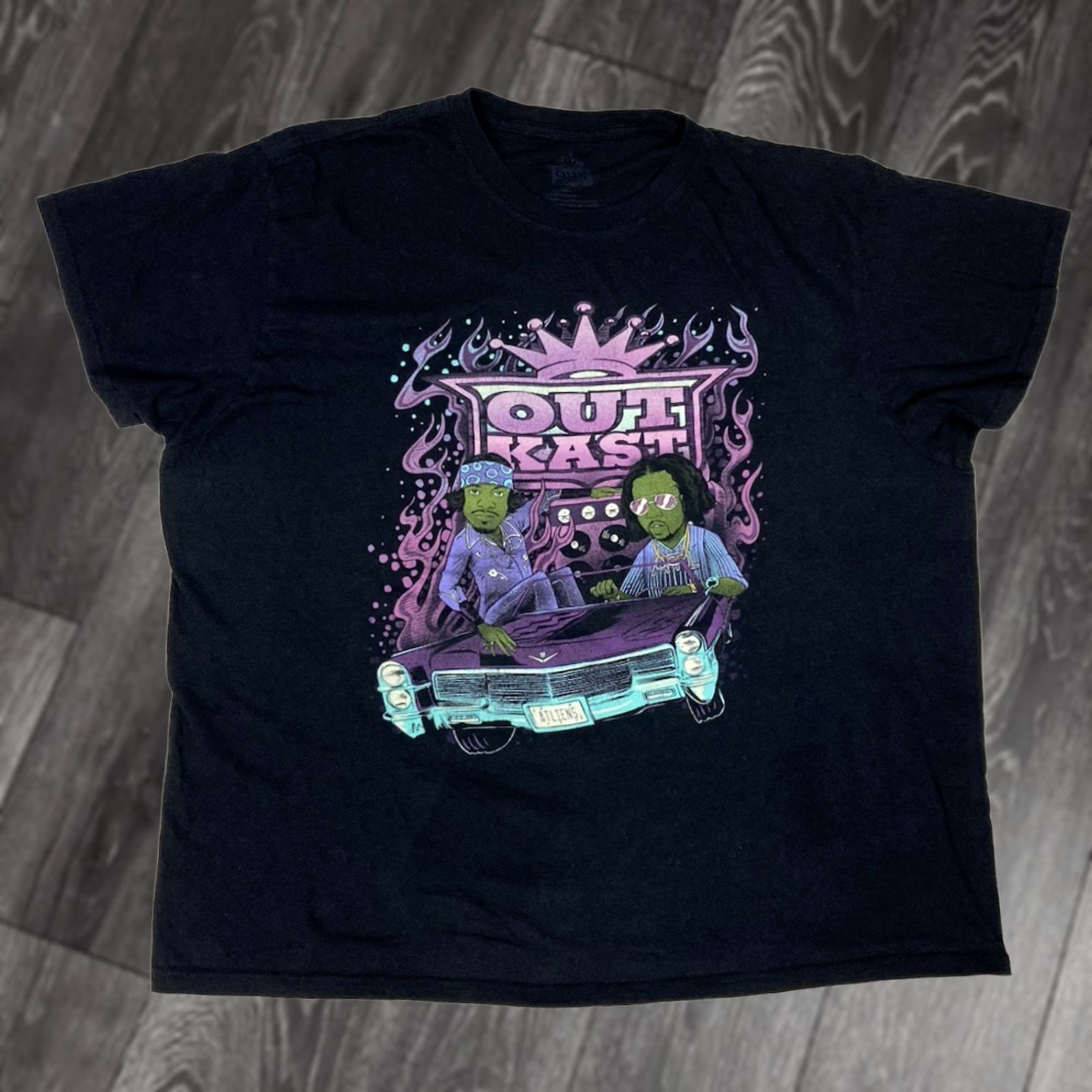 Vintage VINTAGE Outkast T-Shirt Women XXL Black Short Sleeve Rap Music Size S / US 4 / IT 40 - 1 Thumbnail