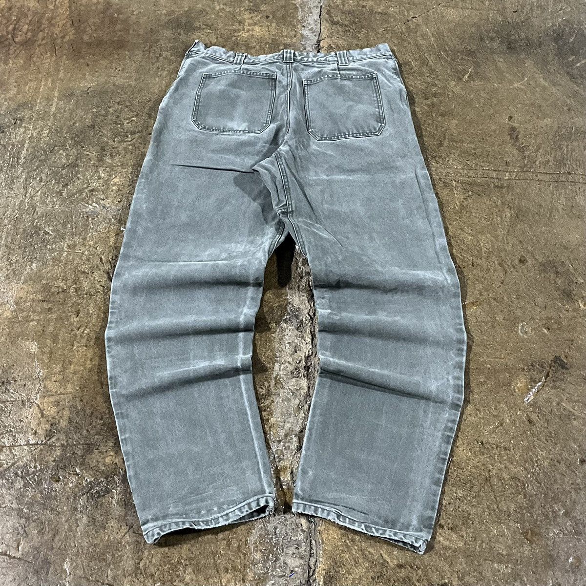 Carhartt × Vintage Crazy Y2K Carhartt Style Faded Double Knee Workwear Pants Size US 34 / EU 50 - 2 Thumbnail