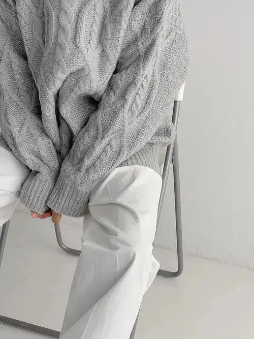 Aran Isles Knitwear Sweater knitted Size US L / EU 52-54 / 3 - 4 Thumbnail