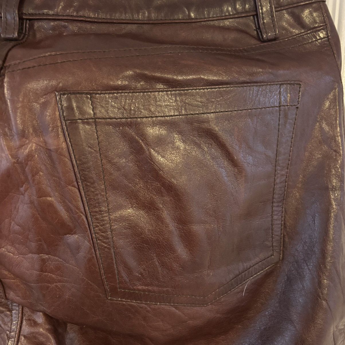 Gap × Yeezy GAP Leather Bootcut Pants Size US 30 / EU 46 - 6 Thumbnail