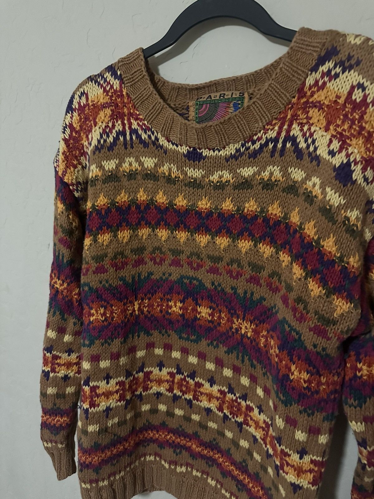 Vintage Vintage Paris Sports Club Knitwear Sweater Size US M / EU 48-50 / 2 - 5 Thumbnail