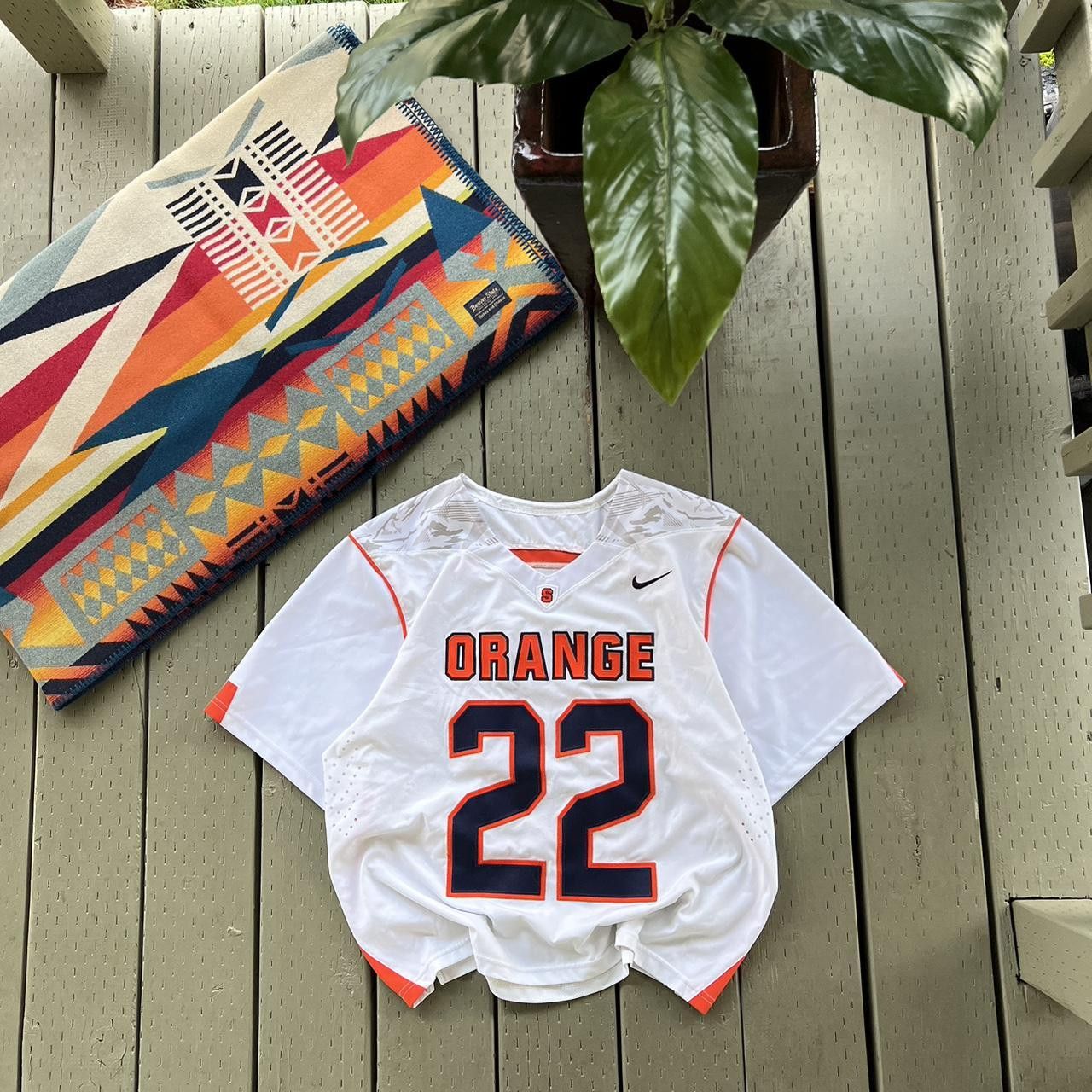 Nike Syracuse Orange Nike Team Game Style Lacrosse Jersey Mens Size US L / EU 52-54 / 3 - 3 Thumbnail