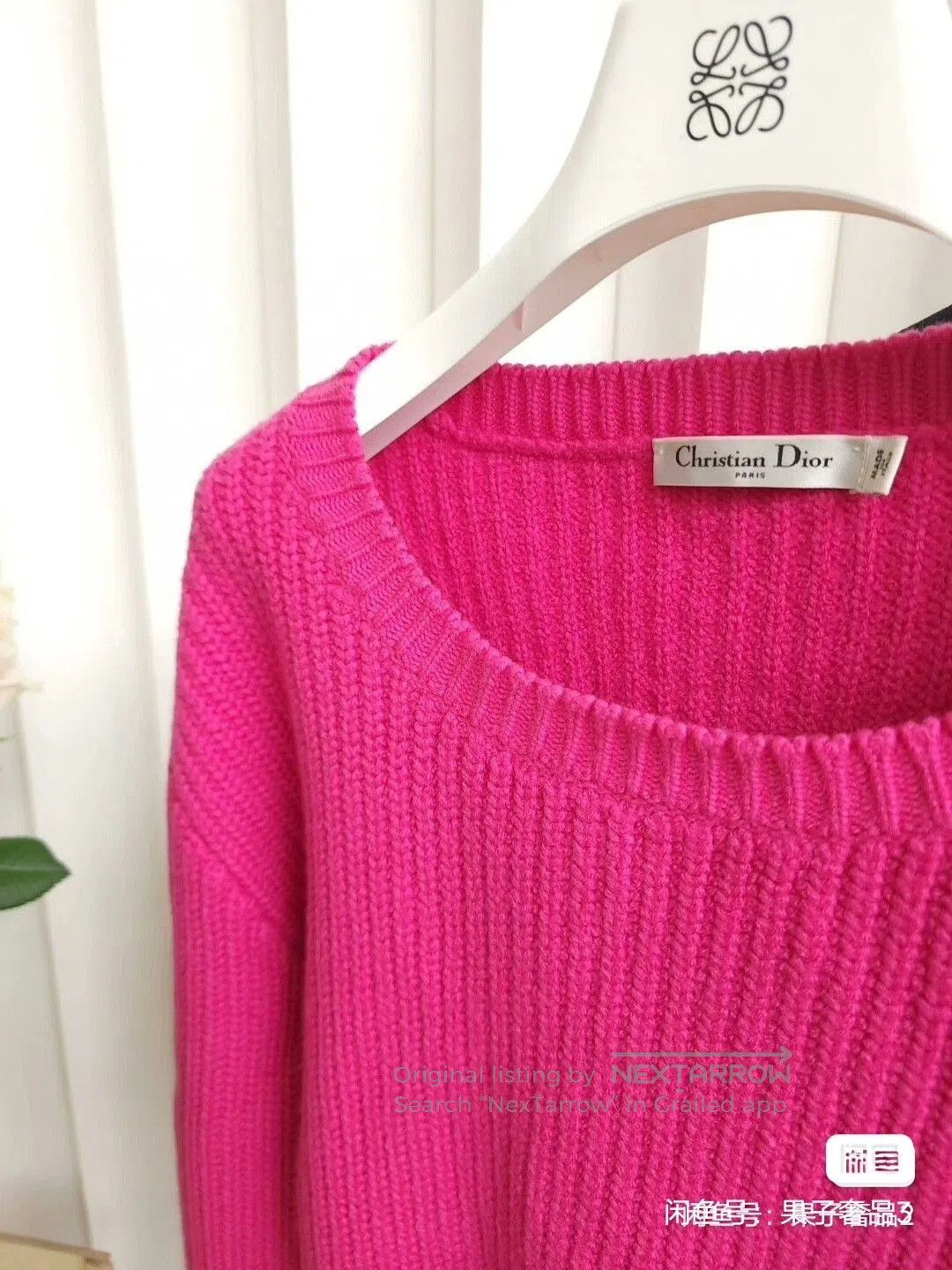 Dior pink cropped Dior sweater. Size S / US 4 / IT 40 - 4 Thumbnail