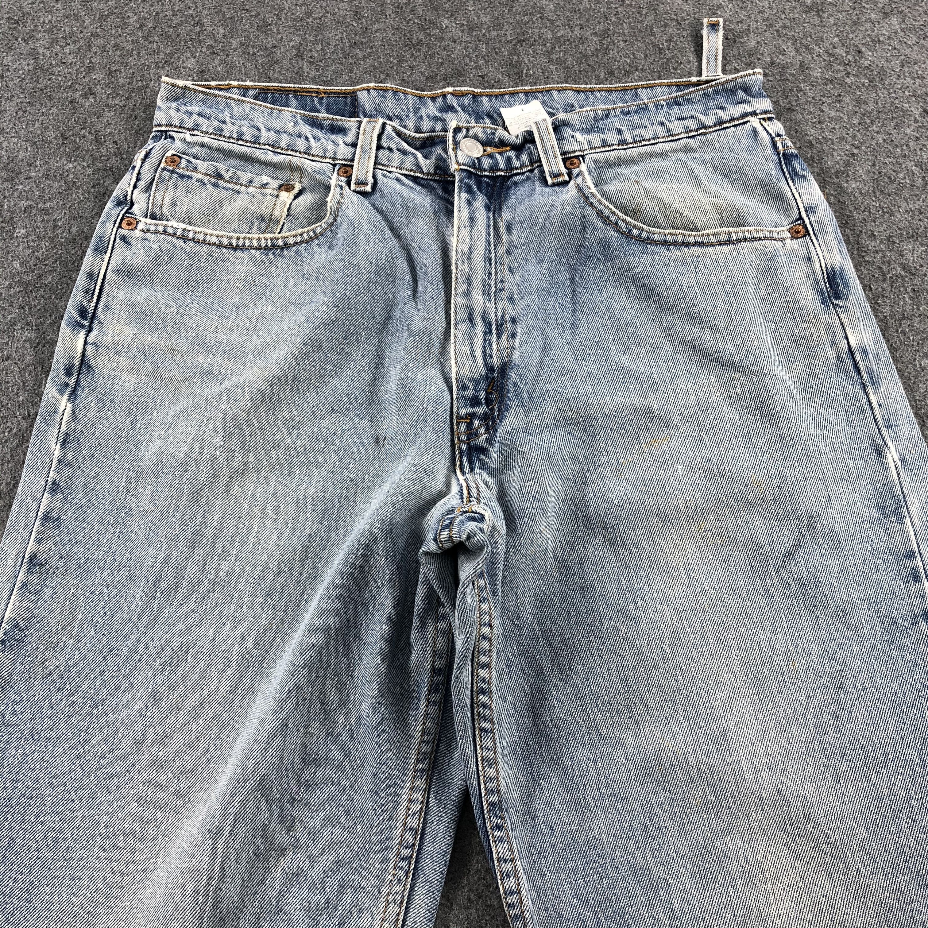 Levi's × Vintage Vintage 90s Light Wash Levis 550 Jeans-JM1800 Size US 34 / EU 50 - 3 Thumbnail