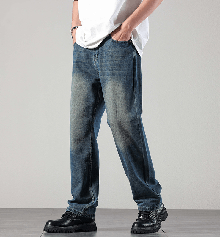 Japanese Brand × Jean Vintage casual washed versatile simple jeans Size US 32 / EU 48 - 1 Thumbnail