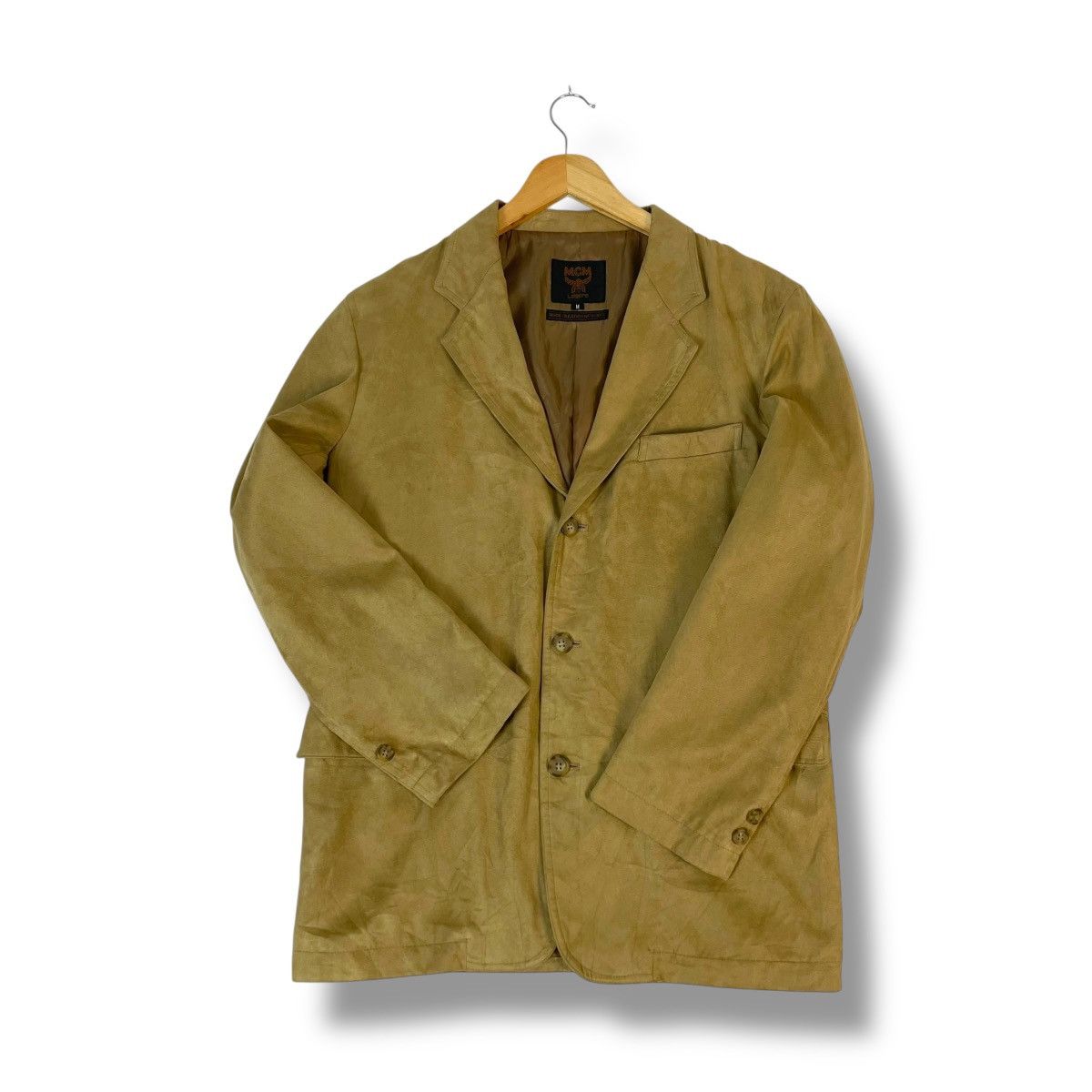 MCM MCM MODE CREATION MUNCHEN SUEDE BLAZER JACKET Size US M / EU 48-50 / 2 - 2 Thumbnail