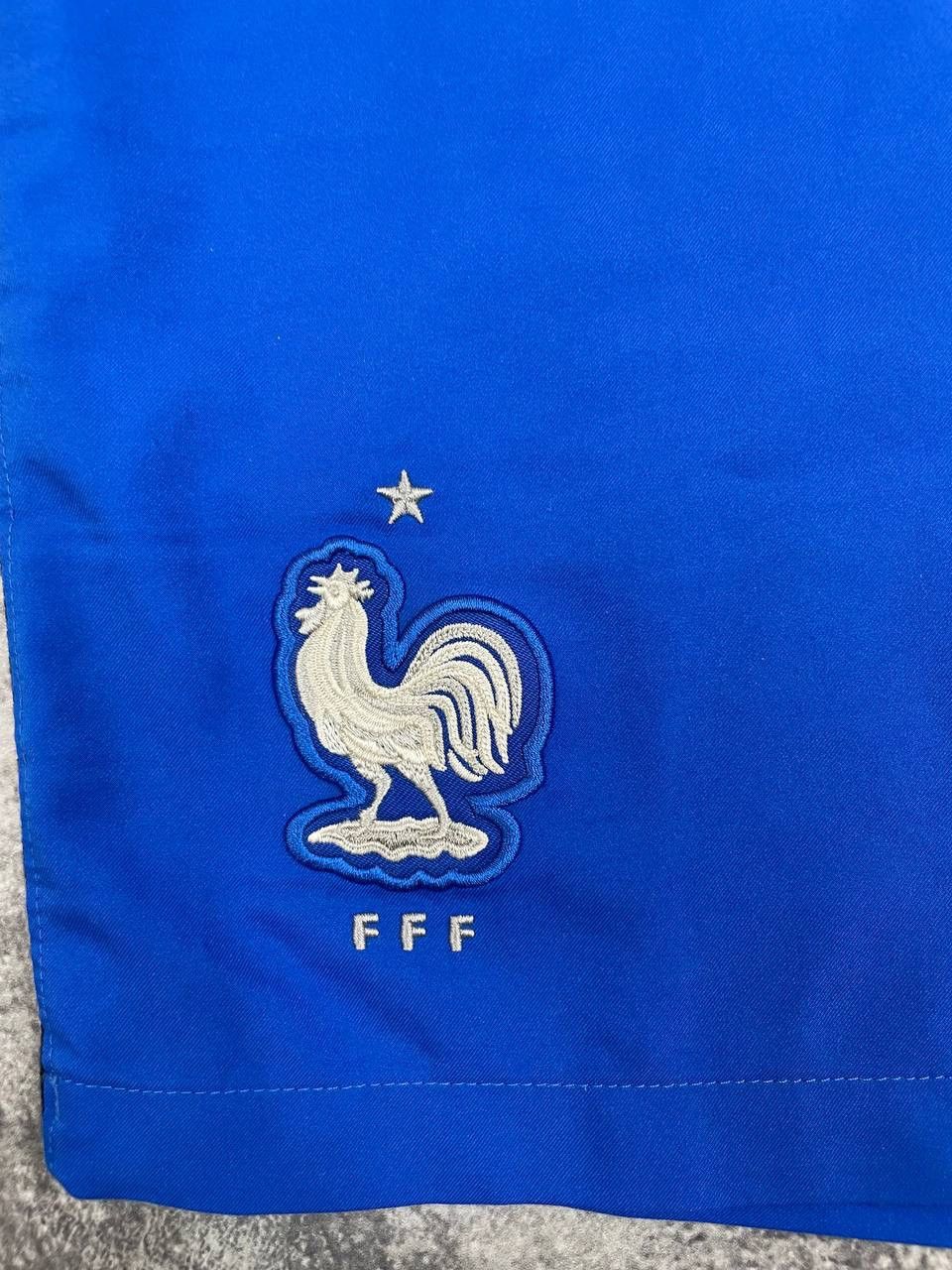 Nike Nike France FFF Football Shorts Blue Men M Size US 32 / EU 48 - 3 Thumbnail