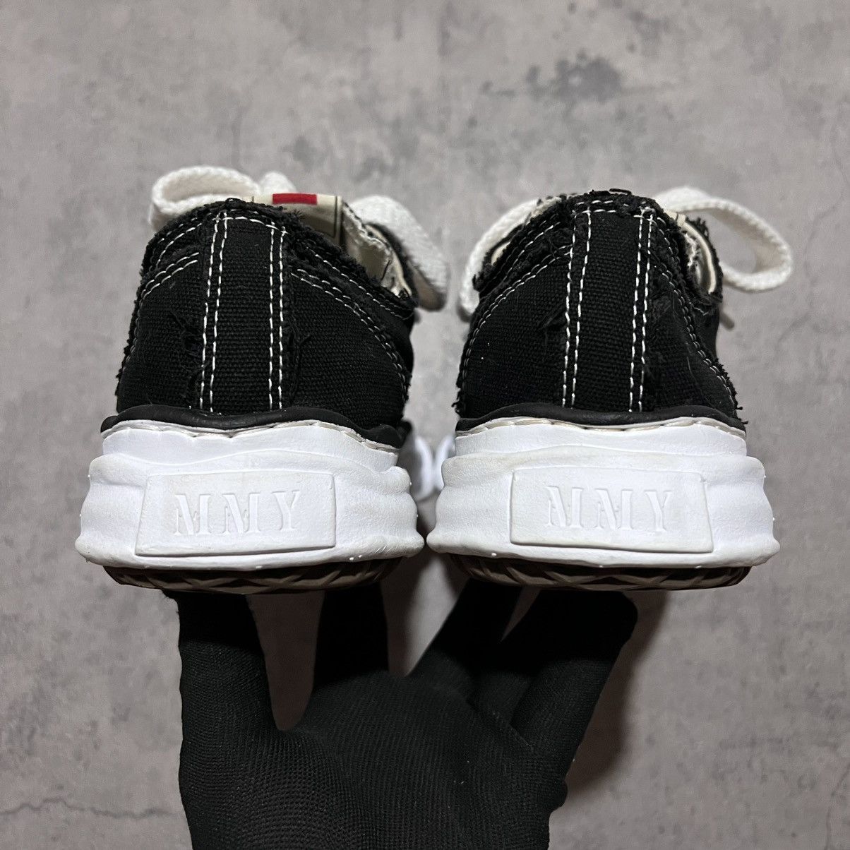 Maison MIHARA YASUHIRO Maison Mihara Yasuhiro Peterson Low Black Size US 6.5 / EU 39-40 - 6 Thumbnail