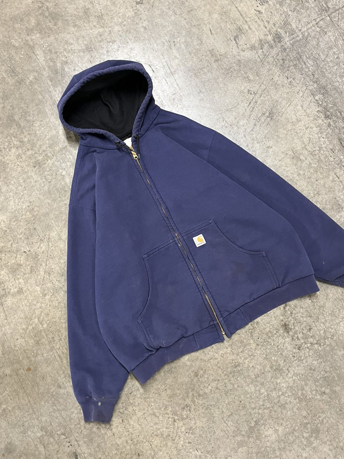Carhartt × Vintage Carhartt vintage thermal lined zip up hoodie workwear skater Size US XXL / EU 58 / 5 - 1 Thumbnail