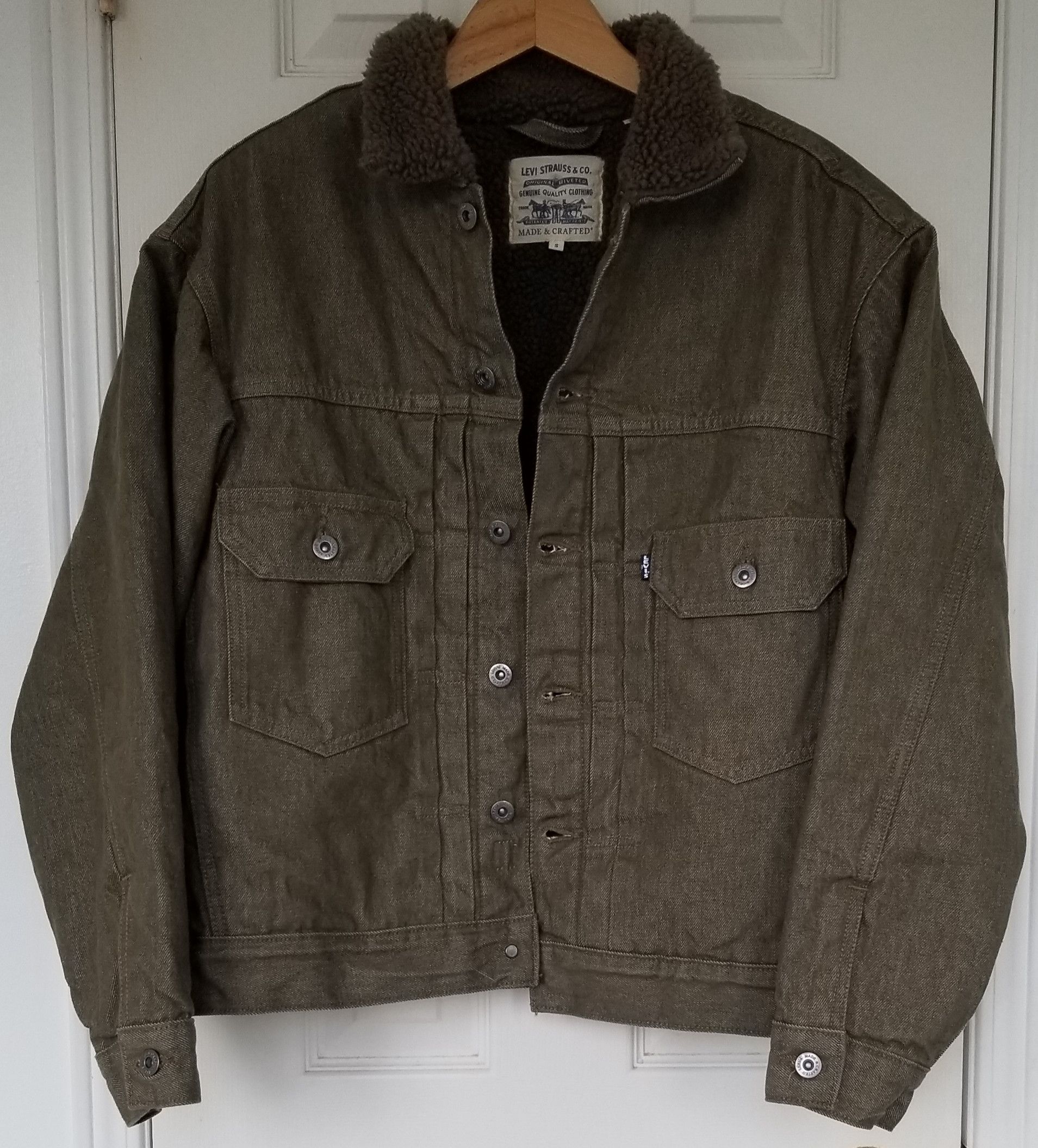 Levi's Levis Made & Crafted Type II Big E Trucker Jacket Small Size US S / EU 44-46 / 1 - 1 Thumbnail