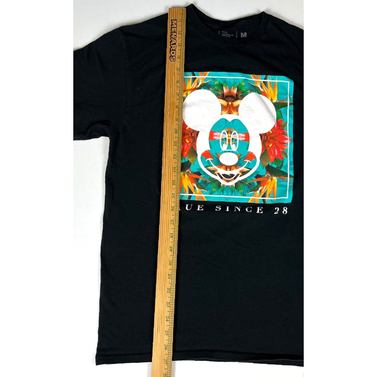 Disney Neff Mickey Mouse Unisex Adult T-Shirt M Black Cotton Crew Neck Graphic SS Short Sleeve Shirt Size US M / EU 48-50 / 2 - 7 Thumbnail