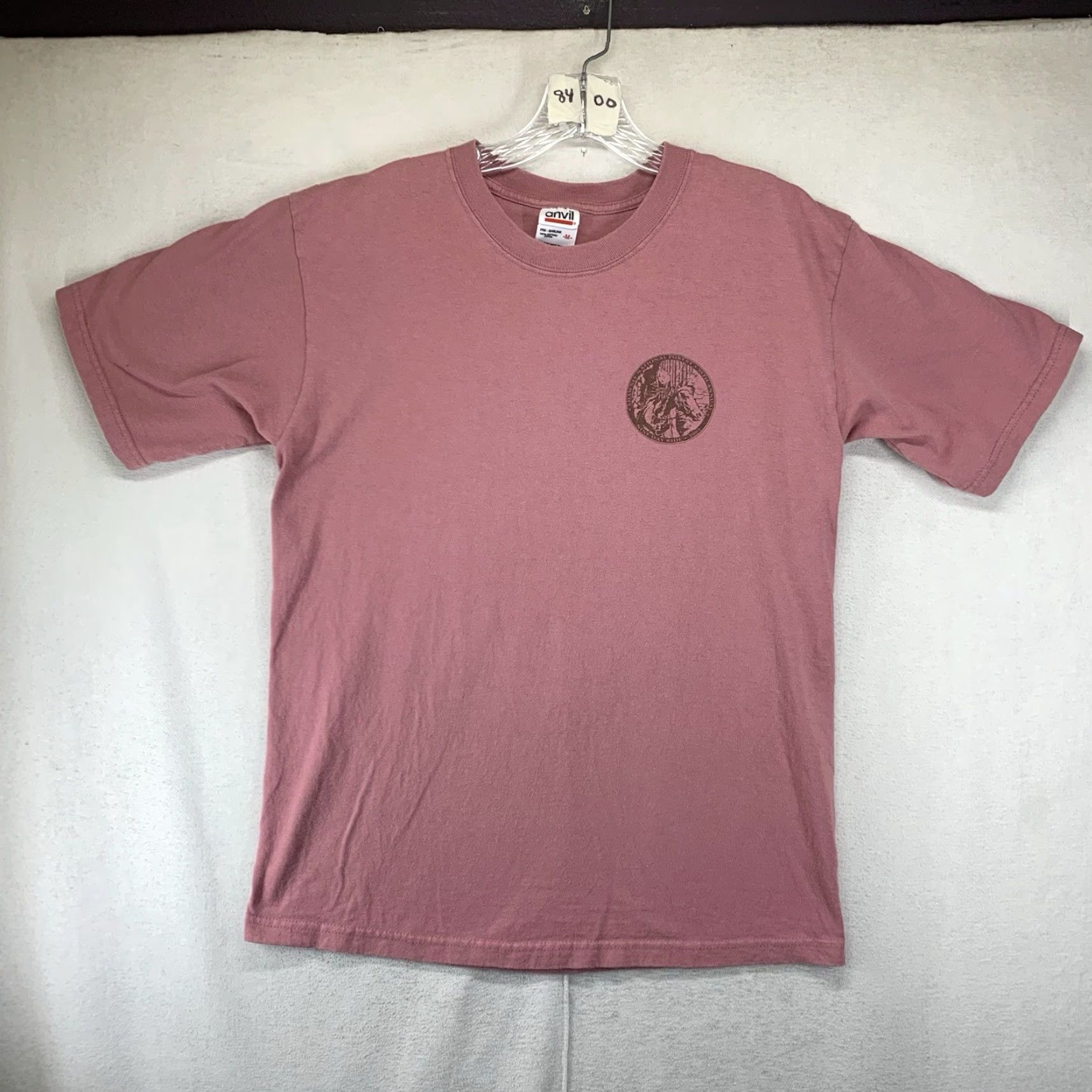 Anvil VINTAGE Anvil Horseback T-Shirt Graphic Print Red Medium 2001 Shawnee National Forest Nature Unisex Size US M / EU 48-50 / 2 - 3 Thumbnail