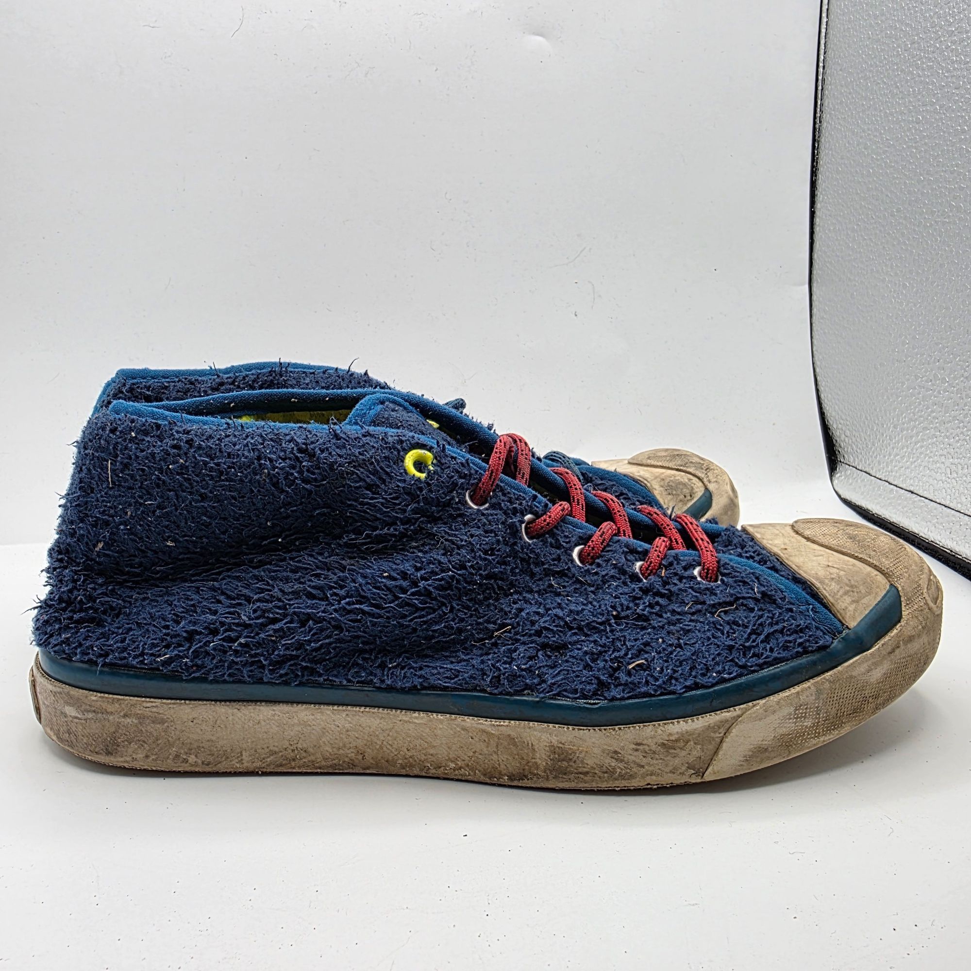 Converse Converse Jack Purcell Mid Retro Sherpa Womens Size 8.5 Blue Size US 8.5 / IT 38.5 - 12 Thumbnail