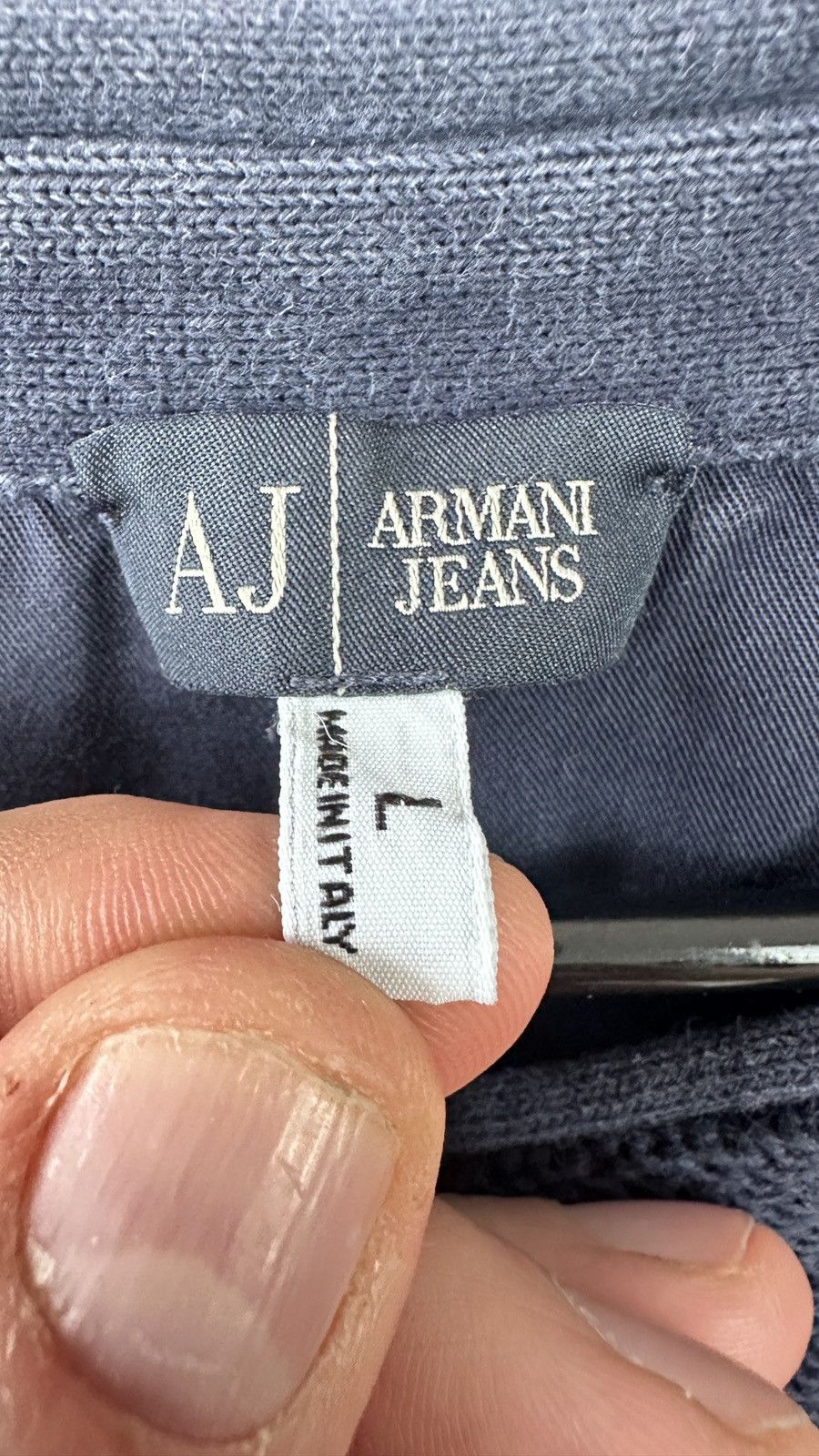 Emporio Armani Vintage Armani Jeans Sweater Knitted Crewneck AJ Logo Jumper Size US M / EU 48-50 / 2 - 7 Thumbnail