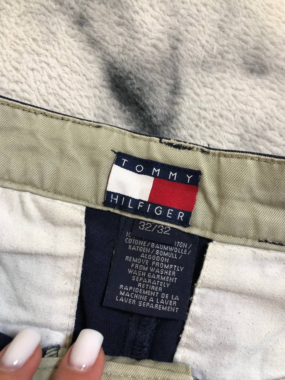 Tommy Hilfiger Y2K Navy Blue Tommy Hilfiger Baggy Wide Leg Pants Size US 32 / EU 48 - 2 Thumbnail