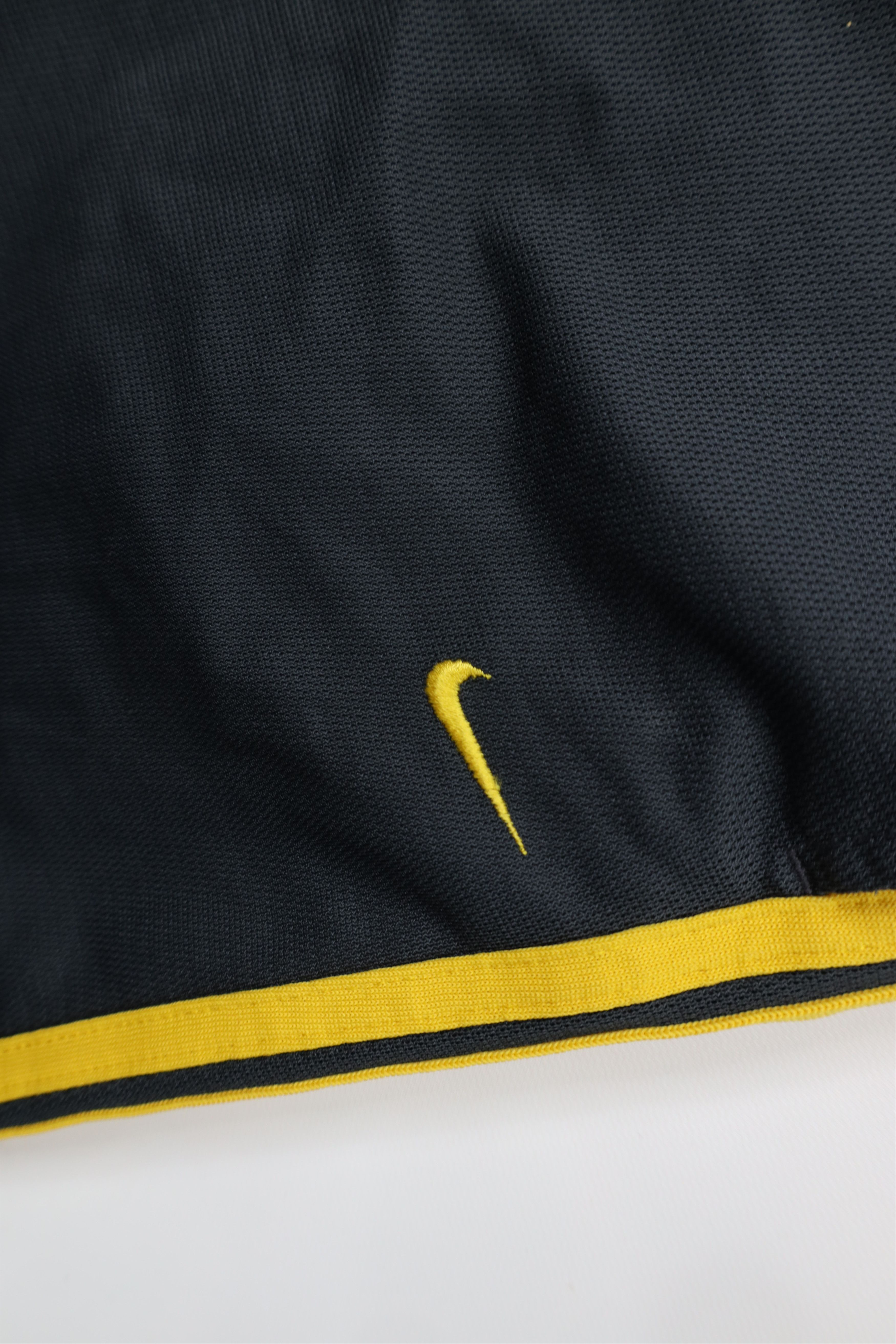 Nike AS IS Vintage Nike Mini Swoosh Striped Wide Leg Pants Gray Size US 38 / EU 54 - 6 Thumbnail