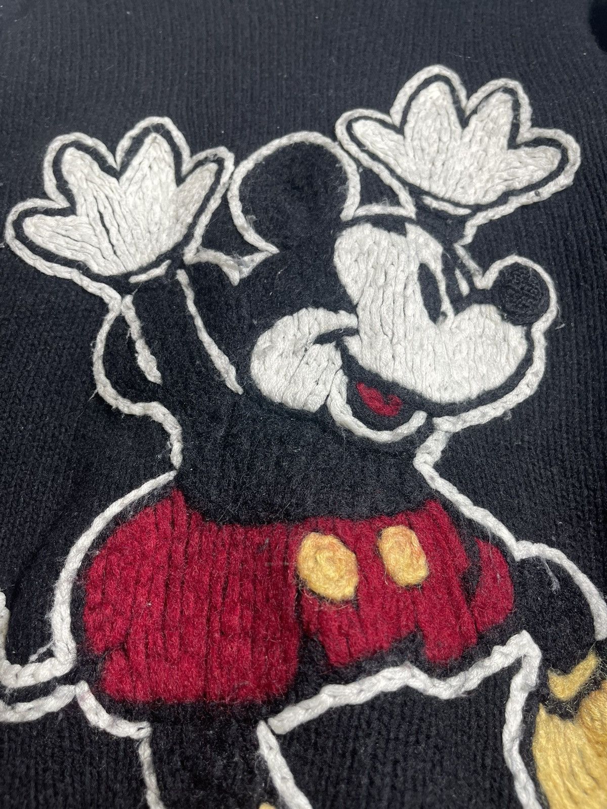 Japanese Brand × Mickey Mouse × Vintage Vintage Mickey Mouse Yoshimura knitwear Size US M / EU 48-50 / 2 - 3 Thumbnail