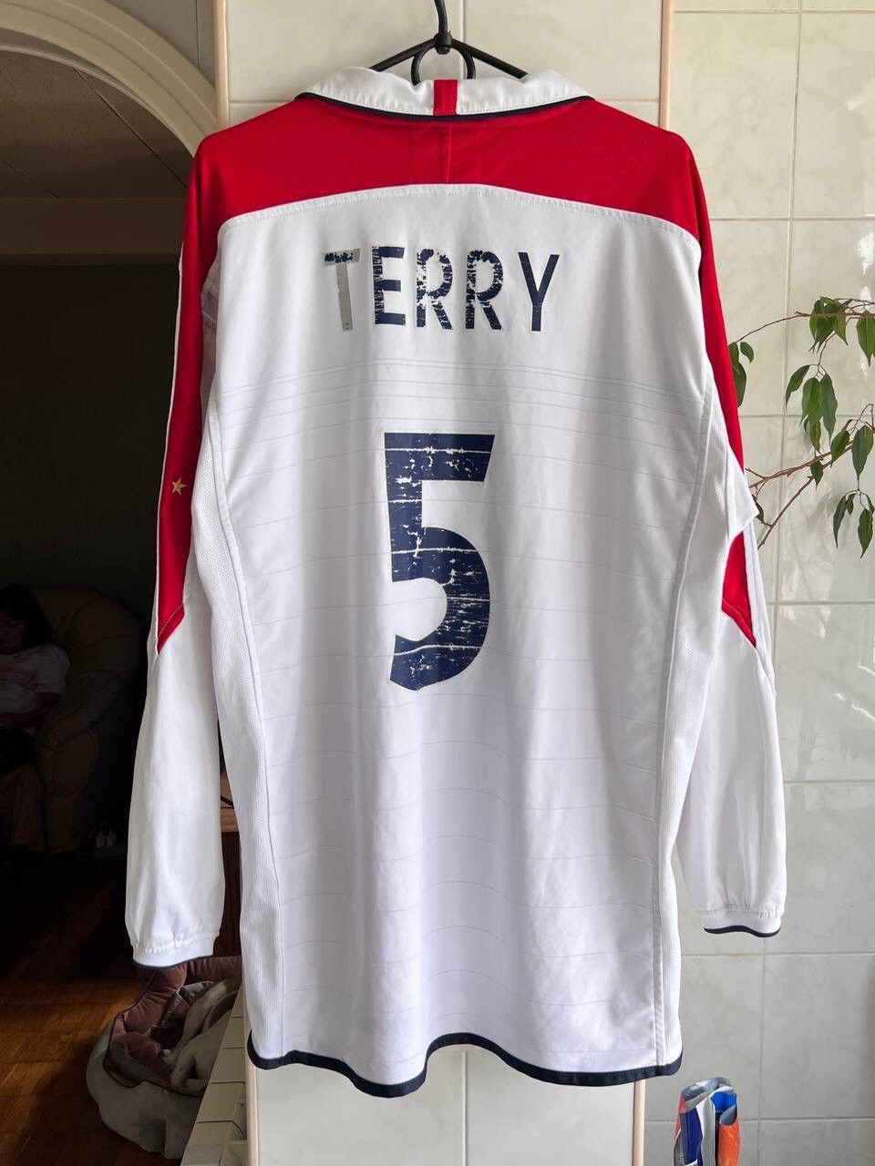 Umbro × Vintage Umbro England 2003 2005 Terry #5 Long Sleeve Jersey Size US L / EU 52-54 / 3 - 17 Thumbnail