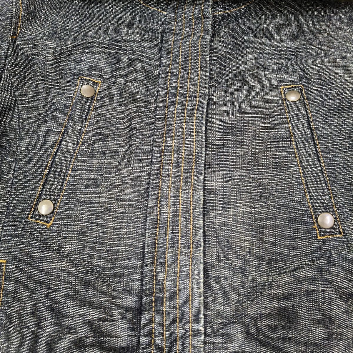 Japanese Brand Japanese Audrey and John Wad Heavy Denim Twill Jacket Hooded Size US M / EU 48-50 / 2 - 15 Thumbnail