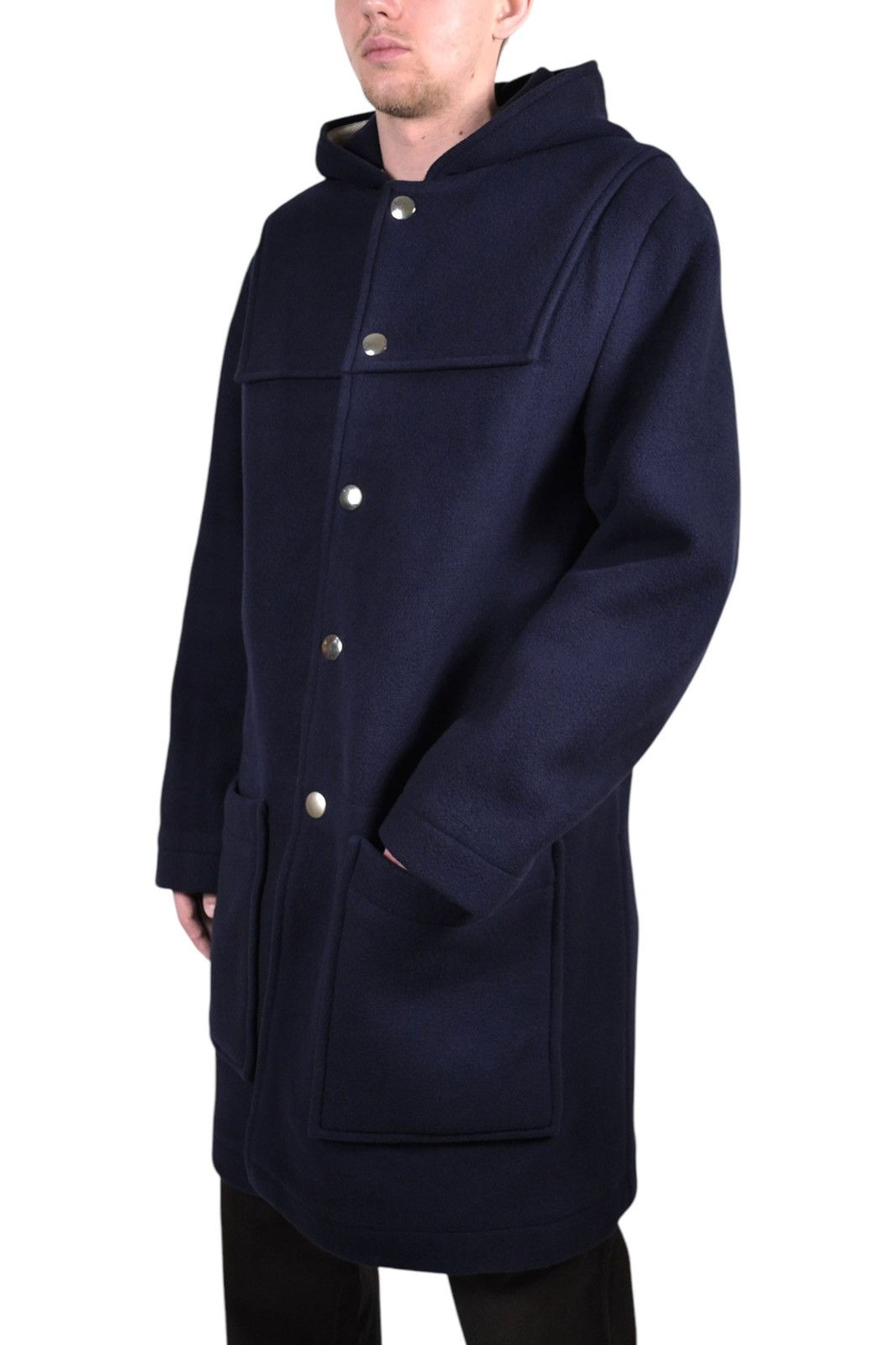 Acne Studios Acne Studios Wool Hood Duffle Long Coat Jacket Size US M / EU 48-50 / 2 - 4 Thumbnail