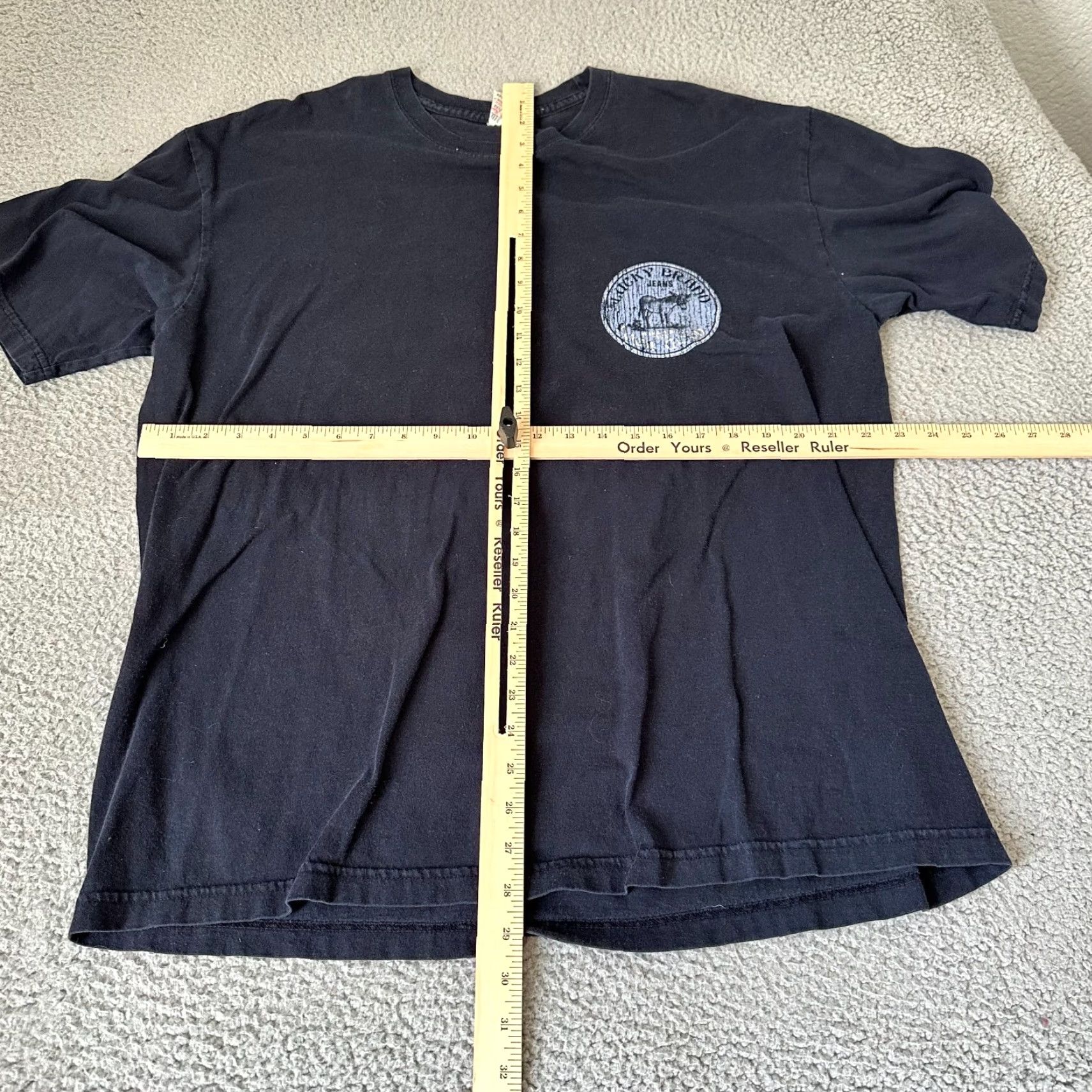 Lucky Brand Lucky Brand Shirt Adult L Blue Crew Neck Cotton Short Sleeve Mens Size US L / EU 52-54 / 3 - 6 Thumbnail