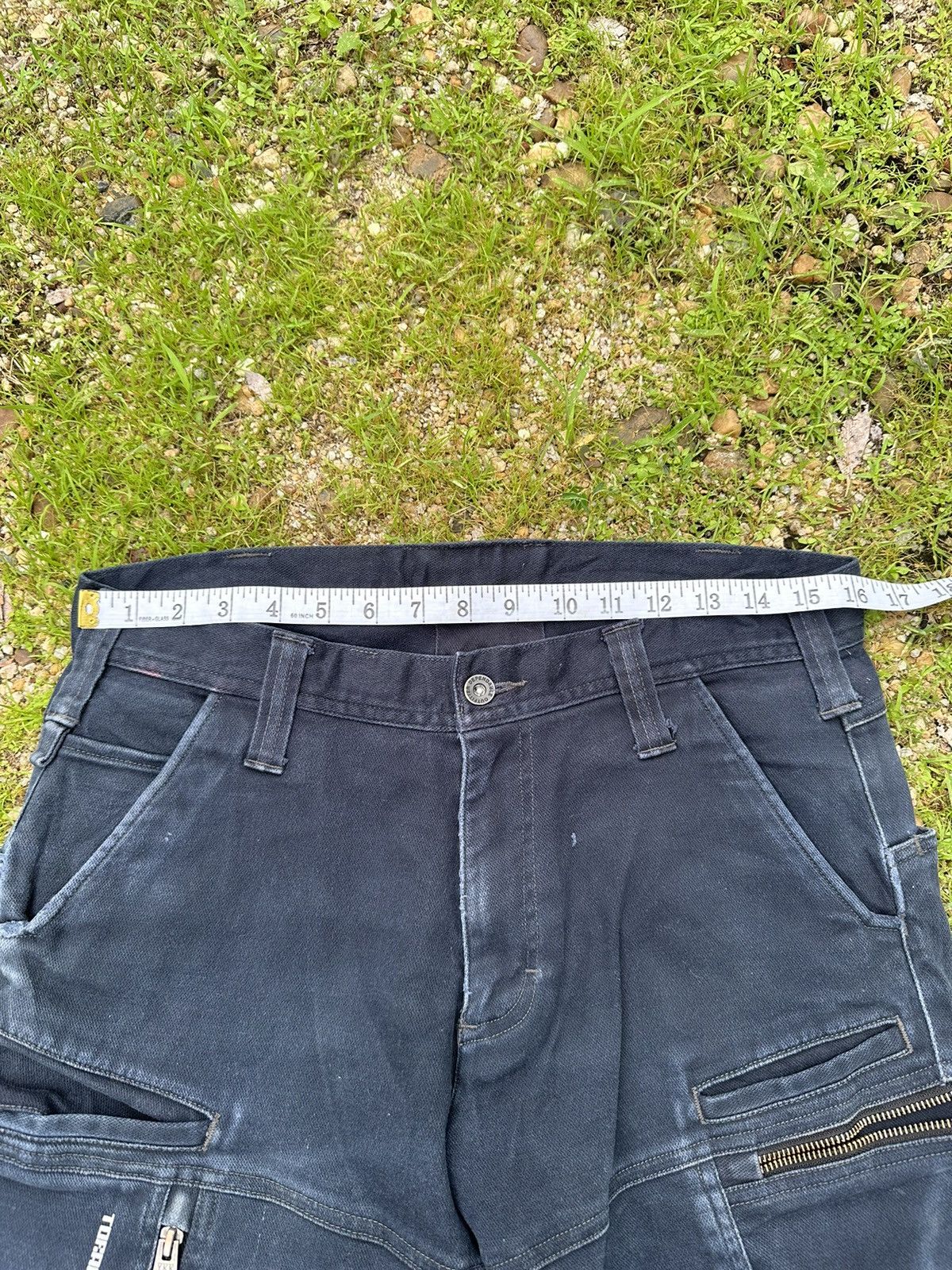 Beauty Beast VINTAGE DOUBLE KNEE TORAICHI JAPAN FADED BIKERS PANTS Size US 32 / EU 48 - 8 Thumbnail
