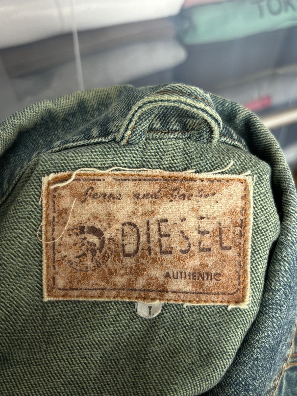 Diesel Vintage Diesel Denim Avant Garde Jeans Western Jacket Size US L / EU 52-54 / 3 - 10 Thumbnail