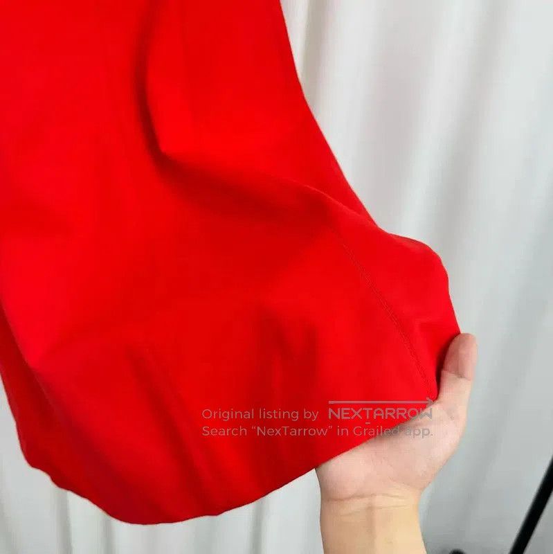 Dior Dior Red Cotton Blend Midi Summer Dress . Size S / US 4 / IT 40 - 4 Thumbnail