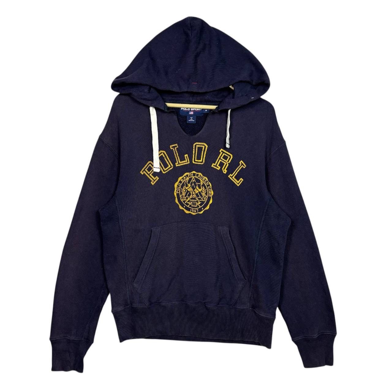 Polo Ralph Lauren 90s Polo Sport Ralph Lauren Spellout Crest Hoodie Purple M Size US M / EU 48-50 / 2 - 1 Thumbnail
