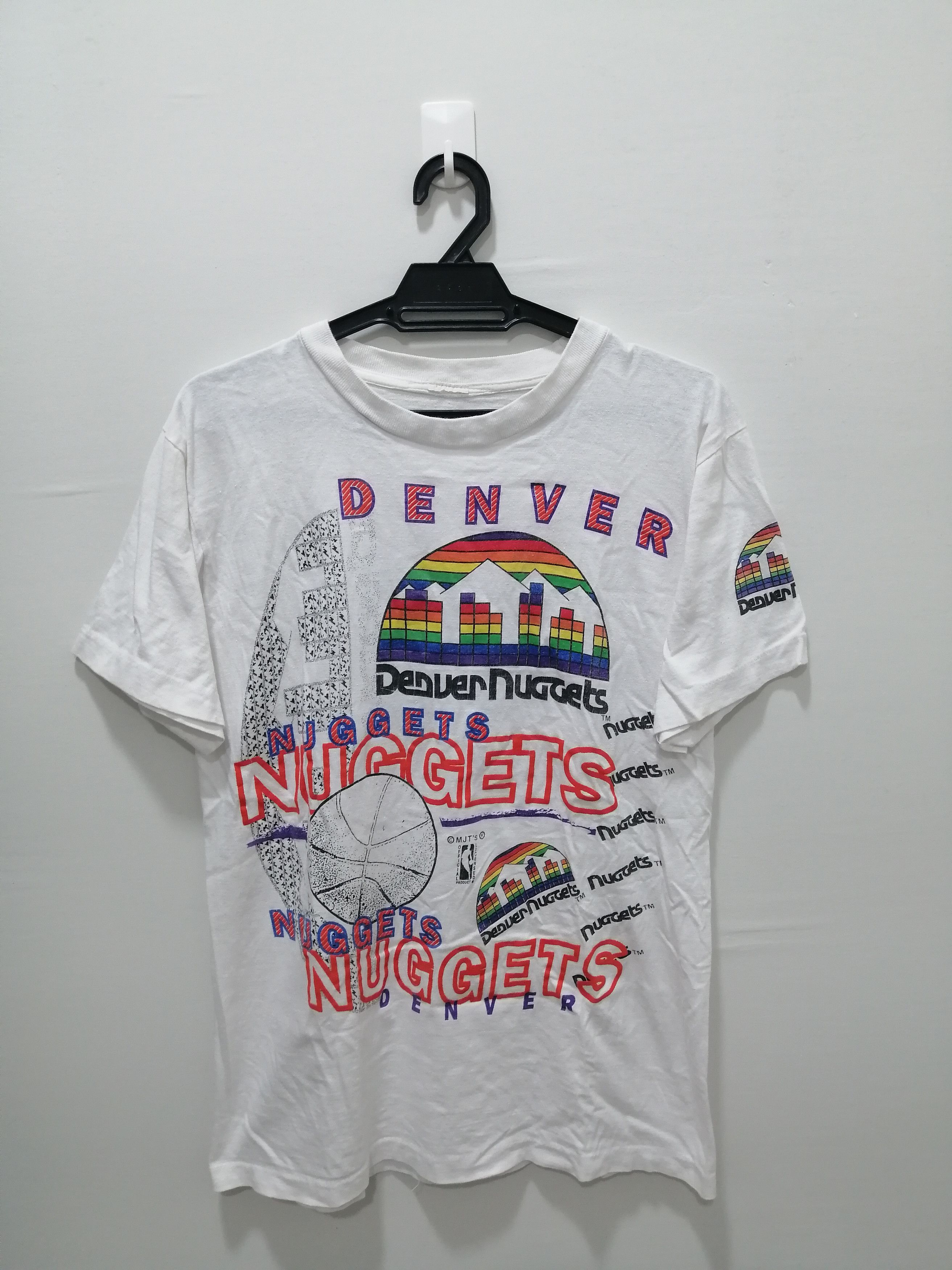 Vintage Vintage 90's Denver Nugget Basketball shirt Size US M / EU 48-50 / 2 - 1 Thumbnail
