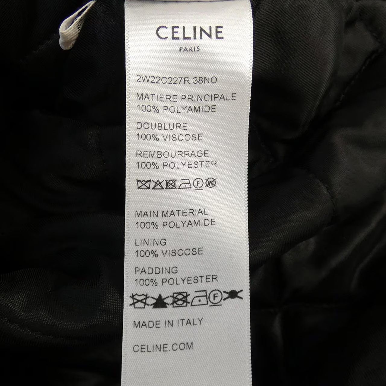 Celine Celine Paris Loose Teddy Jacket in Nylon Bomber Size US XL / EU 56 / 4 - 7 Thumbnail