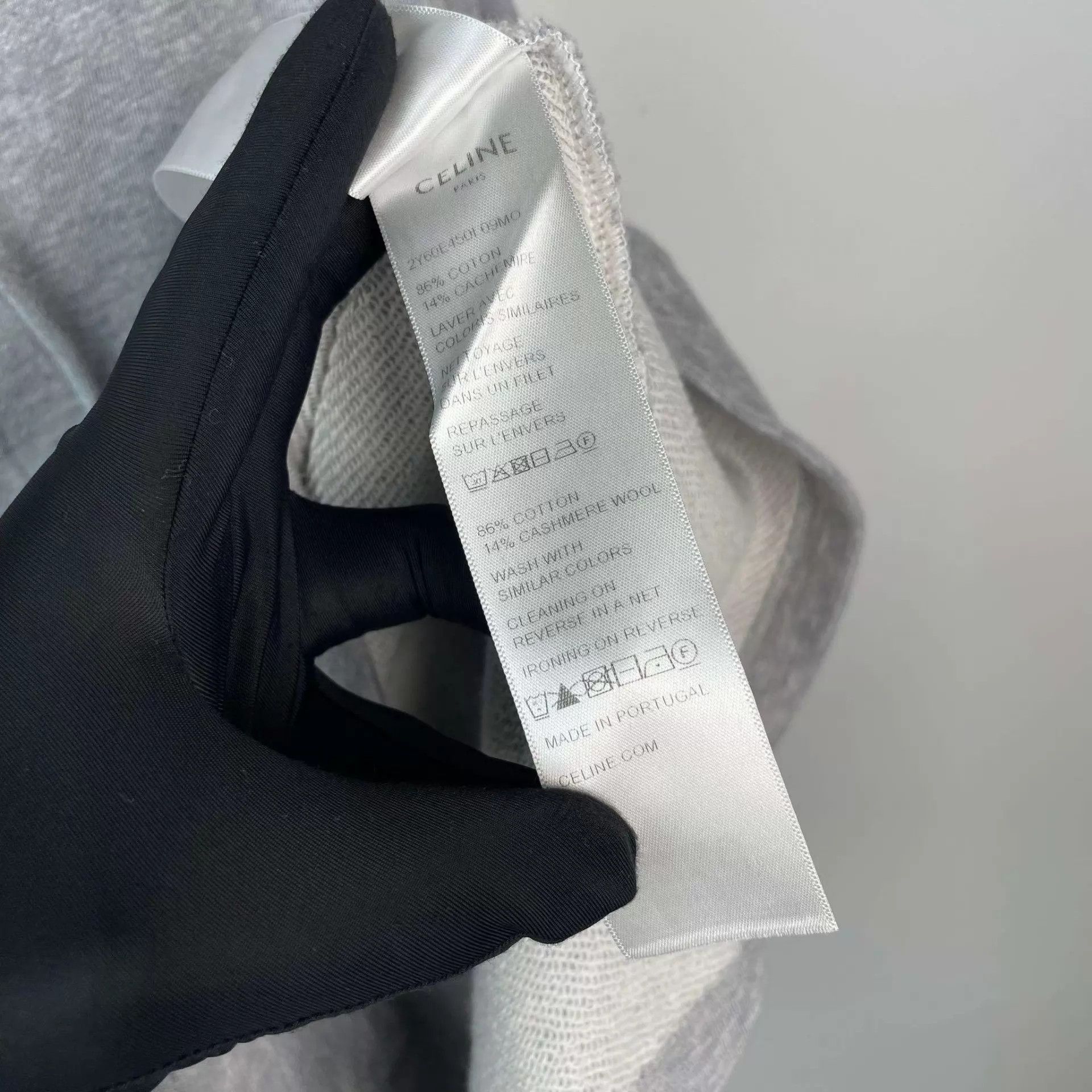 Celine Celine gray blend short-sleeve sweatshirt XS Size XS / US 0-2 / IT 36-38 - 6 Thumbnail