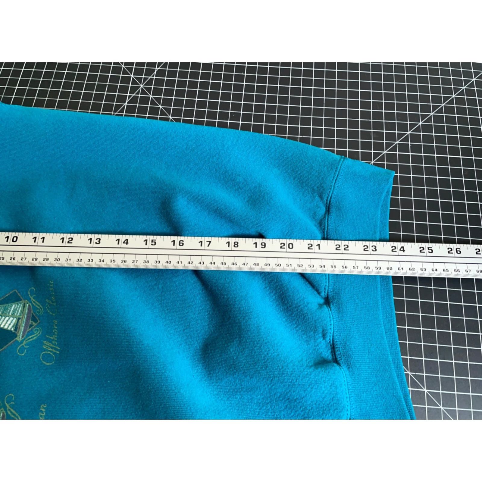 Altea VINTAGE Brittania Sweatshirt Michigan Mackinac Island 90s Teal Long Sleeve Turtleneck Pullover Men M Size US M / EU 48-50 / 2 - 7 Thumbnail